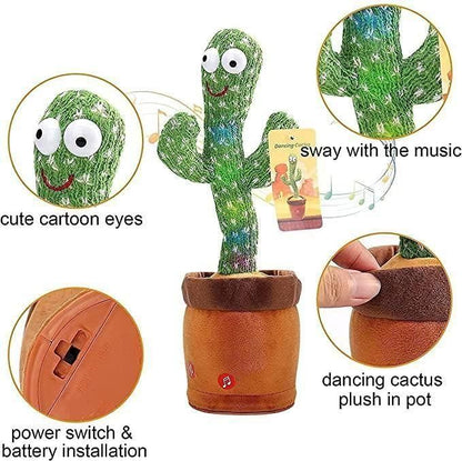 LED Musical Dancing & Mimicry Cactus Toy