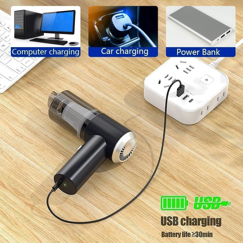 3-in-1 Vacuum Cleaner USB Rechargeable